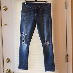 BLANKNYC  distressed boyfriend jeans